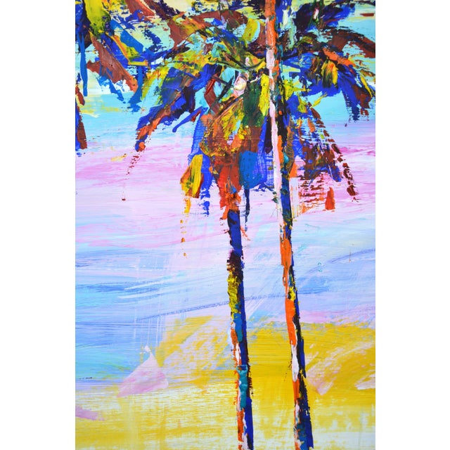 Palm Trees 9 Original Contemporary Painting For Sale - Image 6 of 8