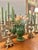 1930’s - 1950’s Pair of Continental Rococo Revival Griffin Handle Candelabra in Aged Gilt Metal For Sale - Image 4 of 12