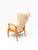 Danish Modern High Wingback Recliner Attributed to Farstrup | Cream Bouclé With Headrest Pillow | Teak Frame For Sale - Image 11 of 15