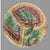 American Vintage Majolica Leaf Decorated Plate For Sale - Image 3 of 3