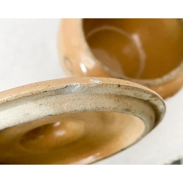 Mustard 1940s Western Stoneware Bean Pot For Sale - Image 8 of 8