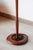 1960s Vintage Scandinavian Floor Lamp in Wood and Gilded Brass with Beige Lampshade, 1960s For Sale - Image 5 of 12