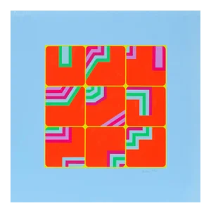 Arthur Boden, Puzzle, Pop Art Abstract Print