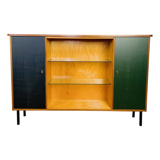 Vintage Bookcase in Teak and Elm, 1960 For Sale