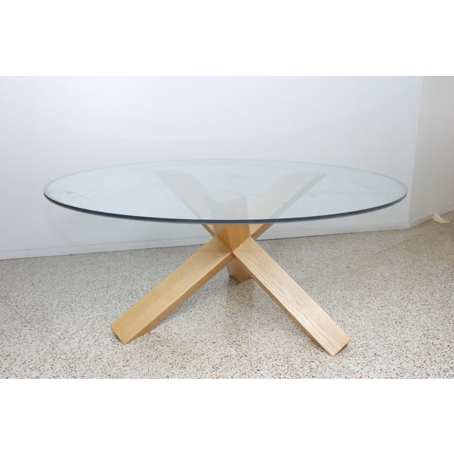 Italian Dining Table Attributed to Cassina La Rotunda For Sale - Image 10 of 17