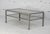 Steel Coffee Table with Double Smoked Glass Tops, France, 1970s For Sale - Image 17 of 18