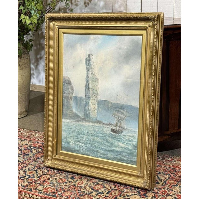 A. Johnston, Watercolor Under Glass, 1891, Watercolor For Sale - Image 5 of 18