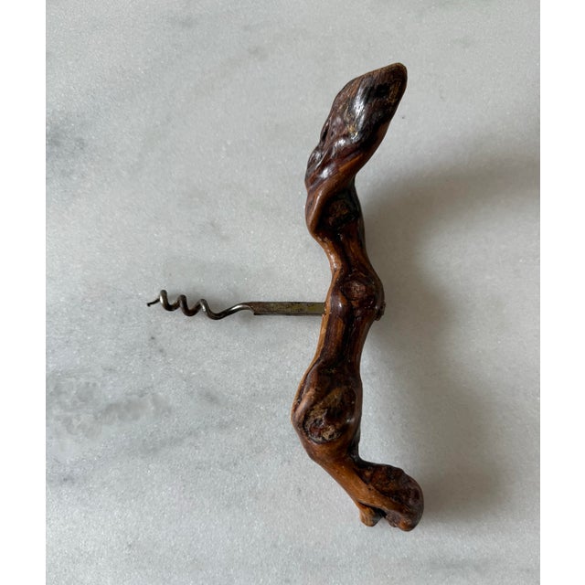 Vintage French Grapevine Corkscrew For Sale - Image 4 of 8