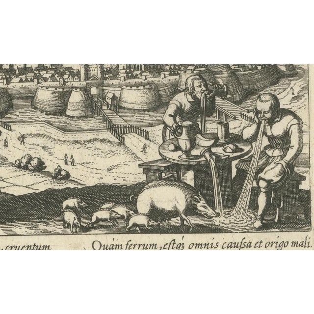 Daniel Meisner and Eberhard Kieser, Gluttony Kills More Than the Sword, 1625, Engraving For Sale - Image 5 of 10