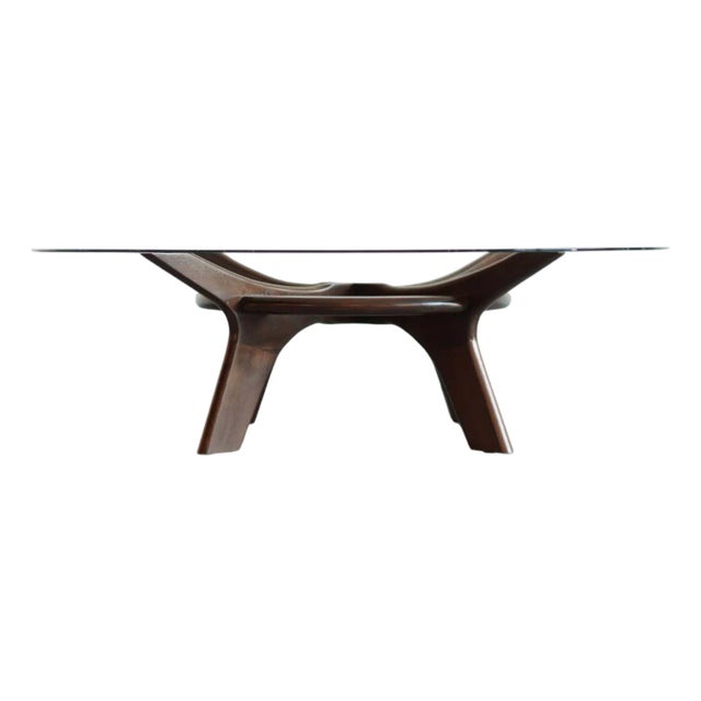 Adrian Pearsall for Craft Associates Walnut Coffee Table, C. 1950s For Sale