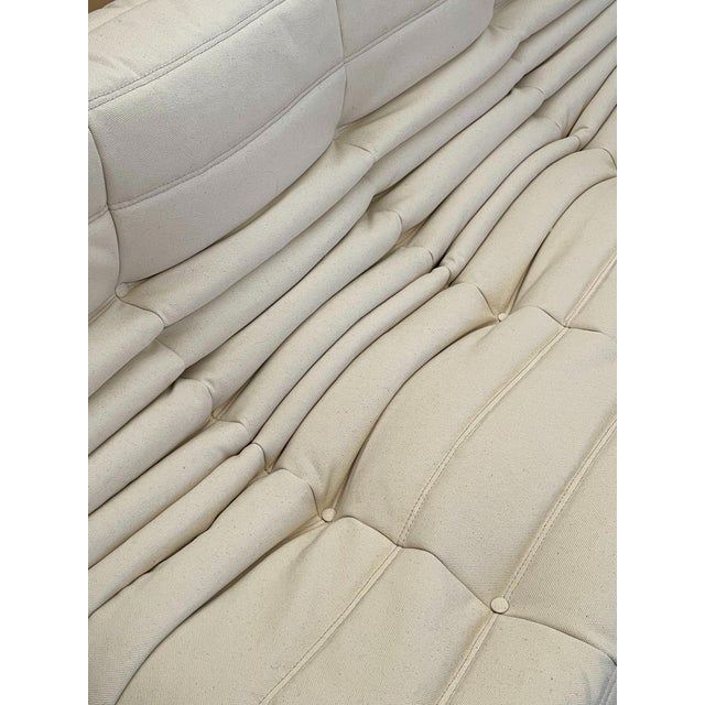 Mid-Century Modern Togo Three-Seater Sofa by Michel Ducaroy for Ligne Roset, 2000 For Sale - Image 3 of 5
