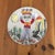 Wonderful 10 inch DeSimone Sicilian Charger Plate Excellent condition DeSimone Reminiscent of Picasso Mid Century Marked