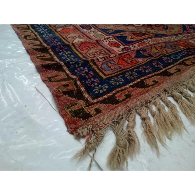Early 20th Century Antique Soumak Kilim Rug - 5′9″ × 12′ For Sale In New York - Image 6 of 7