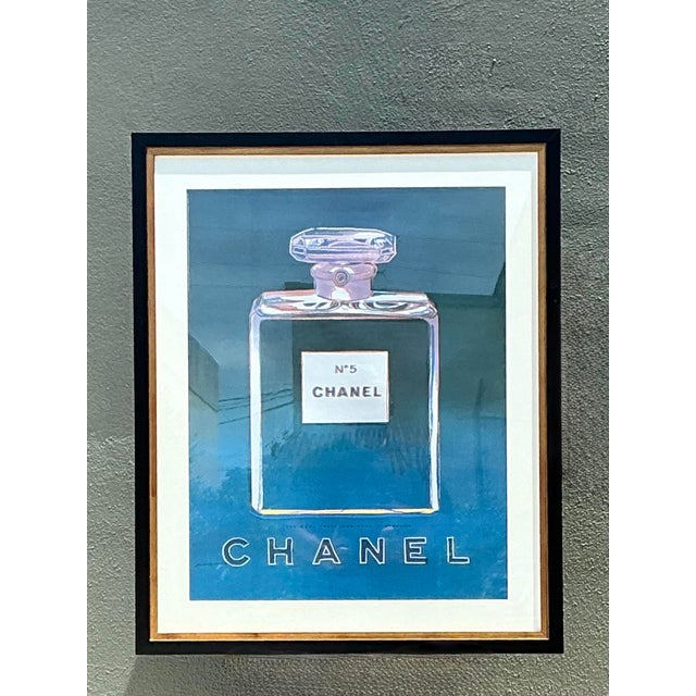 Vintage Andy Warhol for Chanel Number 5 Poster For Sale - Image 4 of 12