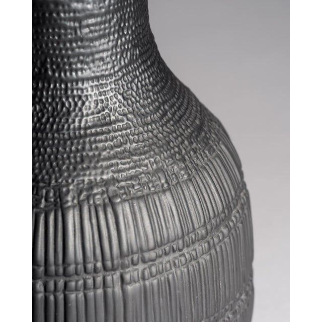 Black Porcelain Vase Trio by Martin Freyer and Elsa Fischer-Treyden for Rosenthal, 1960s, Set of 3 For Sale - Image 15 of 18