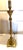 Frederick Cooper 1990’s Frederick Cooper Tall Brass Lamp With Shade For Sale - Image 4 of 10