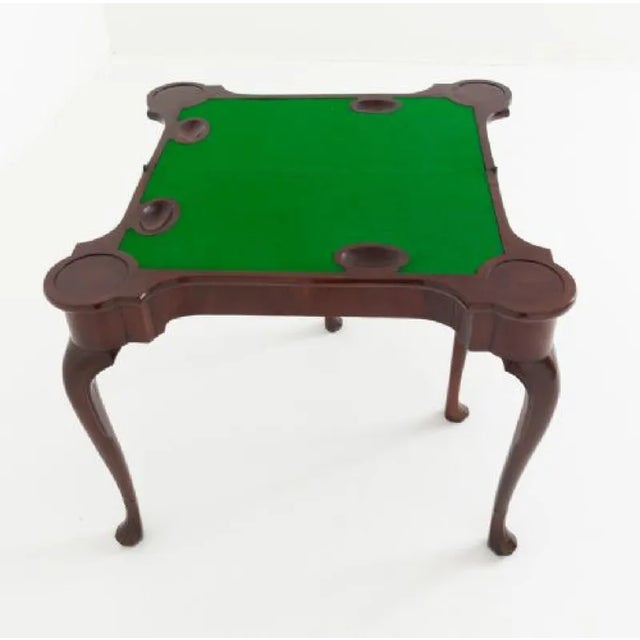 Georgian Games Table in Mahogany For Sale - Image 4 of 11