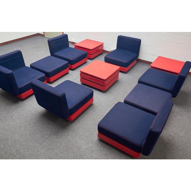 Modular Sofa by Gerd Lange for Herman Miller, 1970, Set of 11 For Sale - Image 11 of 18