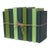 Decorative Books - Boxwood Paper Wrapped Book Bundle - 1 Foot of Green Books For Sale