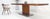 Wood Single Pedestal Base Milo Baughman Walnut Dining Table w/ 2x16" Leaves MINT For Sale - Image 7 of 15