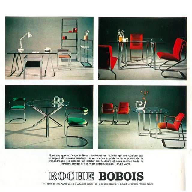 Chairs by Renato Zevi for Roche & Bobois, 1970s, Set of 5 For Sale - Image 4 of 18