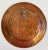 Mid 20th Century Vintage Engaved Copper Dish or Display Plate For Sale - Image 5 of 5