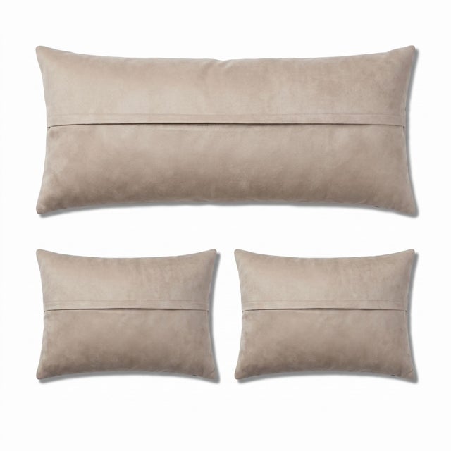 Turkish Oushak Bedding Kilim Pillow Cover 16'' X 47'' & 16'' X 24'' - Set of Three For Sale - Image 4 of 4