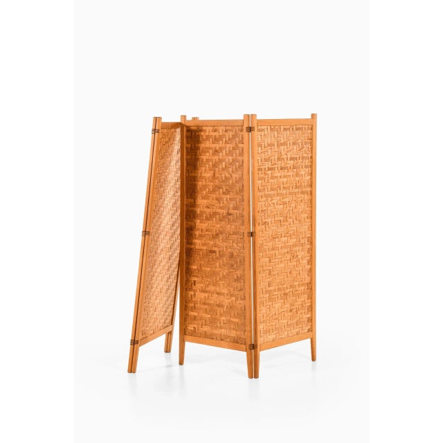 1950s Folding Screens / Room Dividers from Alberts, Sweden, Set of 2 For Sale - Image 5 of 6