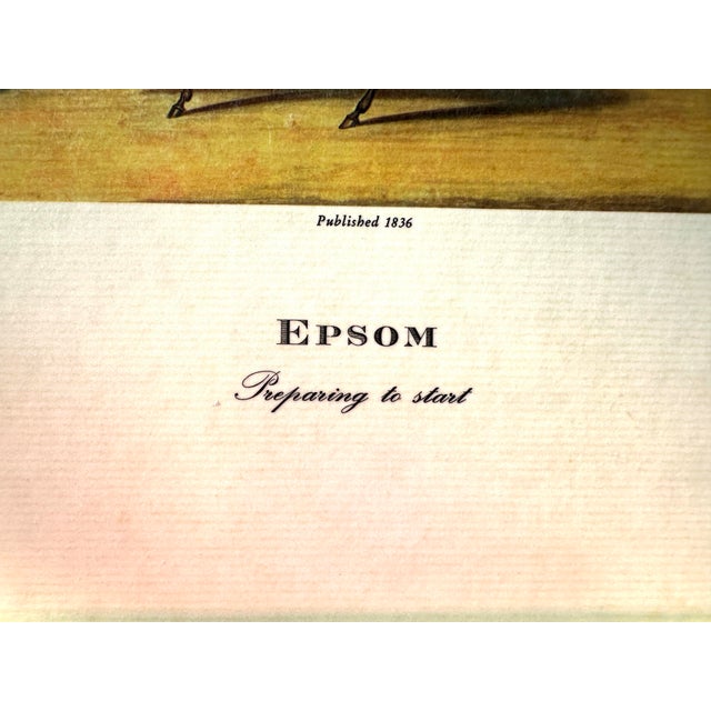 Gold English Equestrian Racing Tray, Epsom: Preparing to Start, 17" × 13" For Sale - Image 8 of 10
