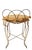 Metal Hollywood Regency Vanity Stool For Sale - Image 7 of 9