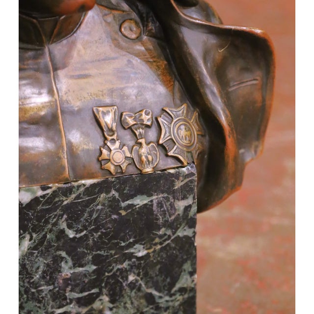 Early 20th Century Bronze Bust of Napoleon Bonaparte by Raphael Nannini For Sale - Image 9 of 10
