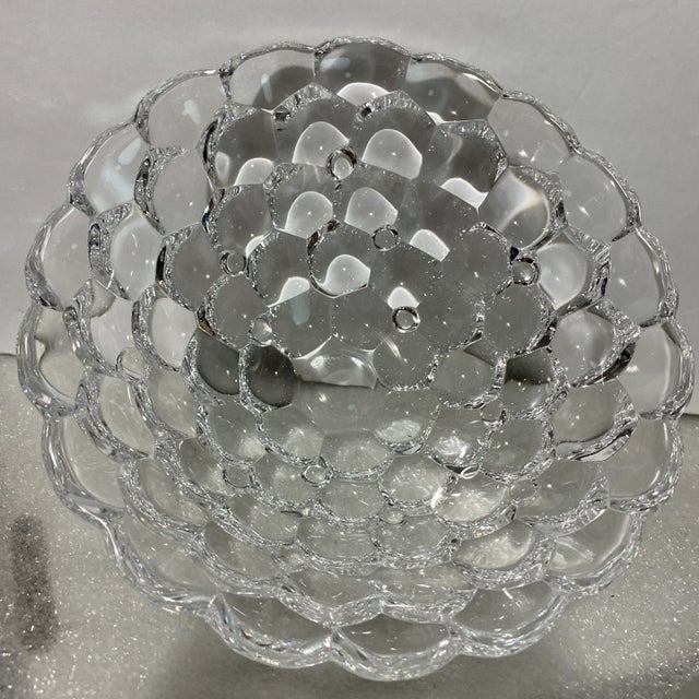 Modern Orrefors Crystal Geometric Bowl For Sale - Image 10 of 10