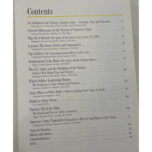 Army History Book - The Army Historical Foundation Beaux Arts Military History Green Leatherette With Gold Medallion For Sale In Philadelphia - Image 6 of 13