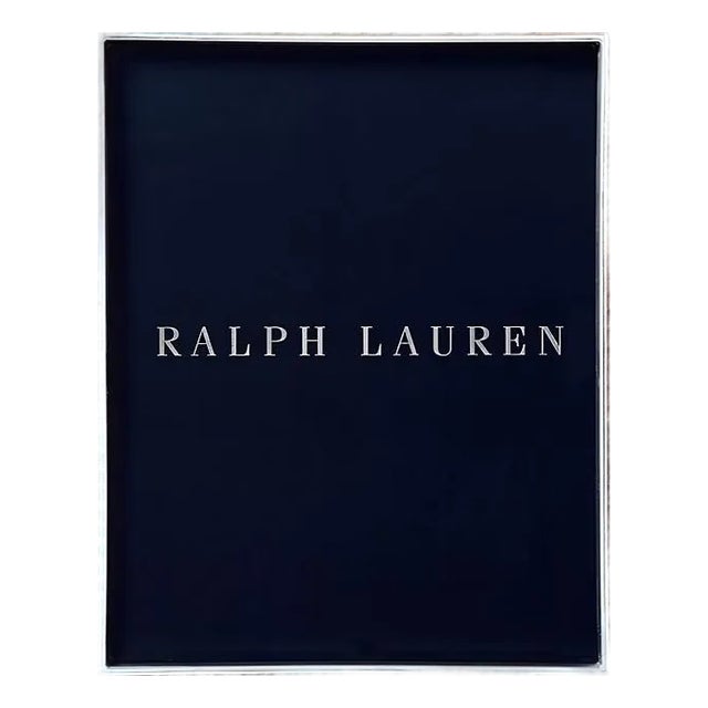 Ralph Lauren Brockton 5 X 7 Saddle Picture Frame New Nib $295 For Sale