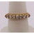 Yellow 14 Karat Yellow Gold Seven Diamond Anniversary Ring Wedding Band 0.70 TDW, Size 5.5 For Sale - Image 8 of 10