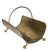 Vintage Brass Fireplace Log Holder For Sale - Image 4 of 10