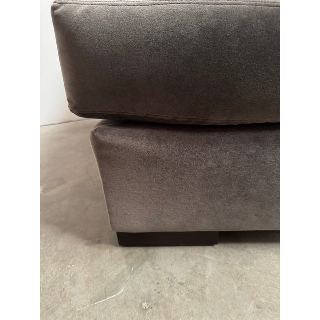 Lee Industries 101" Sofa in Performance Velvet For Sale - Image 9 of 12
