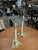 Vintage Art Nouveau Gold Leaf Base Table Lamps For Sale - Image 11 of 12