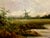 Textile Decorative Wetlands Landscape After 19th-Century Dutch School For Sale - Image 7 of 12