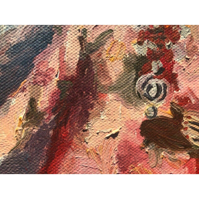 Textile Vintage Dolls in European Folk Costumes Oil Painting For Sale - Image 7 of 11