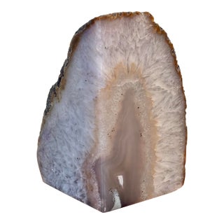 Late 20th Century Cut Agate Rock, Likely From Brazil For Sale
