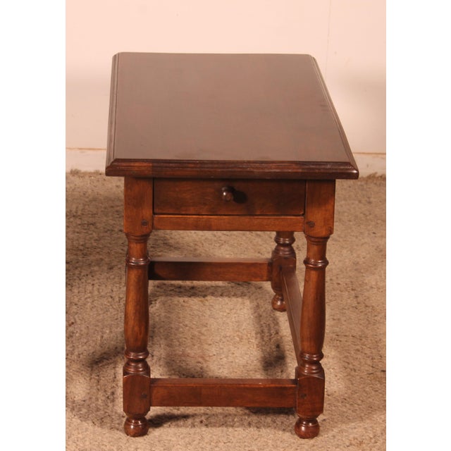 Spanish Bedside Tables in Walnut, 1950s, Set of 2 For Sale - Image 3 of 11