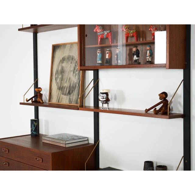 Randers Møbelfabrik Danish Teak PS System Wall Unit from Randers Møbelfabrik, 1960s For Sale - Image 4 of 18