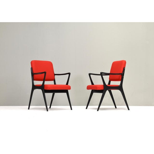 S5 Armchairs attributed to Alfred Hendrickx for Belform, Belgium, 1950s, Set of 2 For Sale - Image 3 of 18