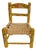 Early 20th Century Mexican Folk Art Painted Children's or Doll's Chair. For Sale