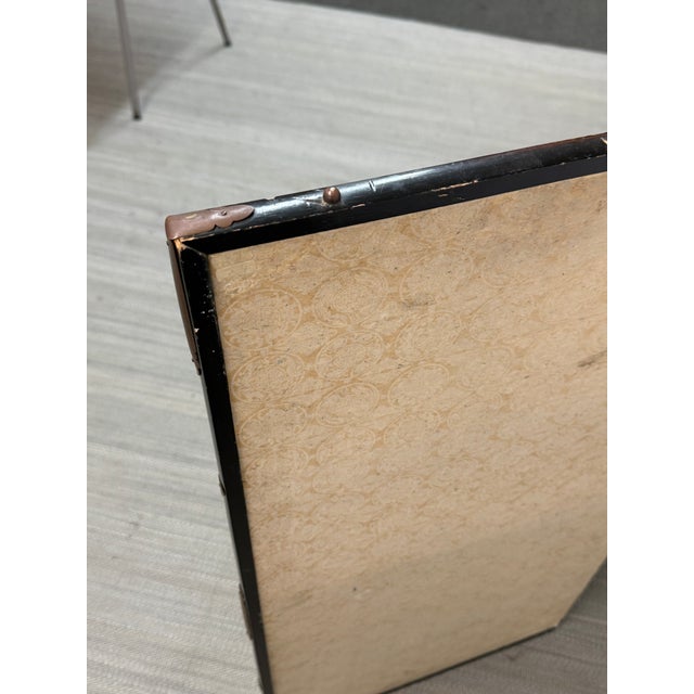 Textile Japanese Byobu Folding Screen, Mid 20th Century For Sale - Image 7 of 12
