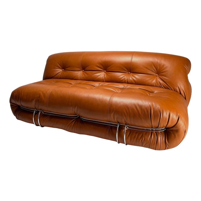 Soriana Sofa by Afra & Tobia Scarpa for Cassina, 1970s For Sale