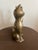 Vintage Mid-Century Modern Brass Cat Sculptures – Pair – Made in Korea For Sale - Image 4 of 12