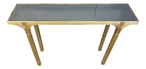 Mirrored and Gilt Wood Console from Deknudt, Belgium, 1970s