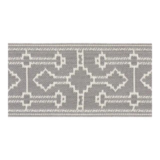 Sample - Schumacher Filbert Tape in Grey For Sale